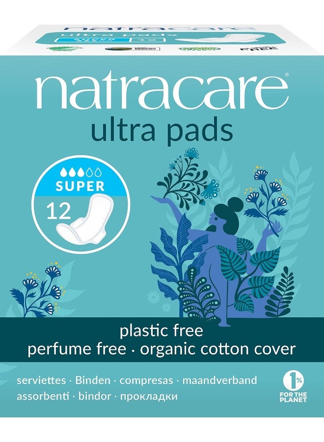 Natracare - Boxes of 12 Napkins With Wings - ULTRA SUPER - Organic Cotton - Image 5